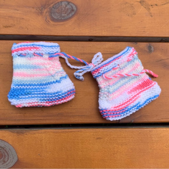 BEAUTIFUL Hand Knit Cardigan Sz 3-6M - Picture 5 of 9